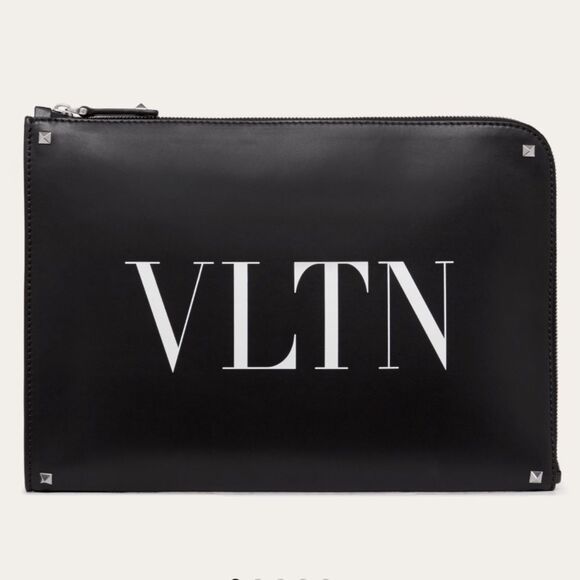 Valentino VLTN‎ Document Holder Black/Muti Color Nwt - Picture 2 of 14